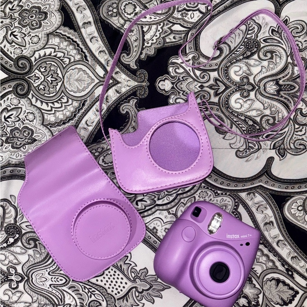 Instax Mini 7 + Lavender Camera with Case Set